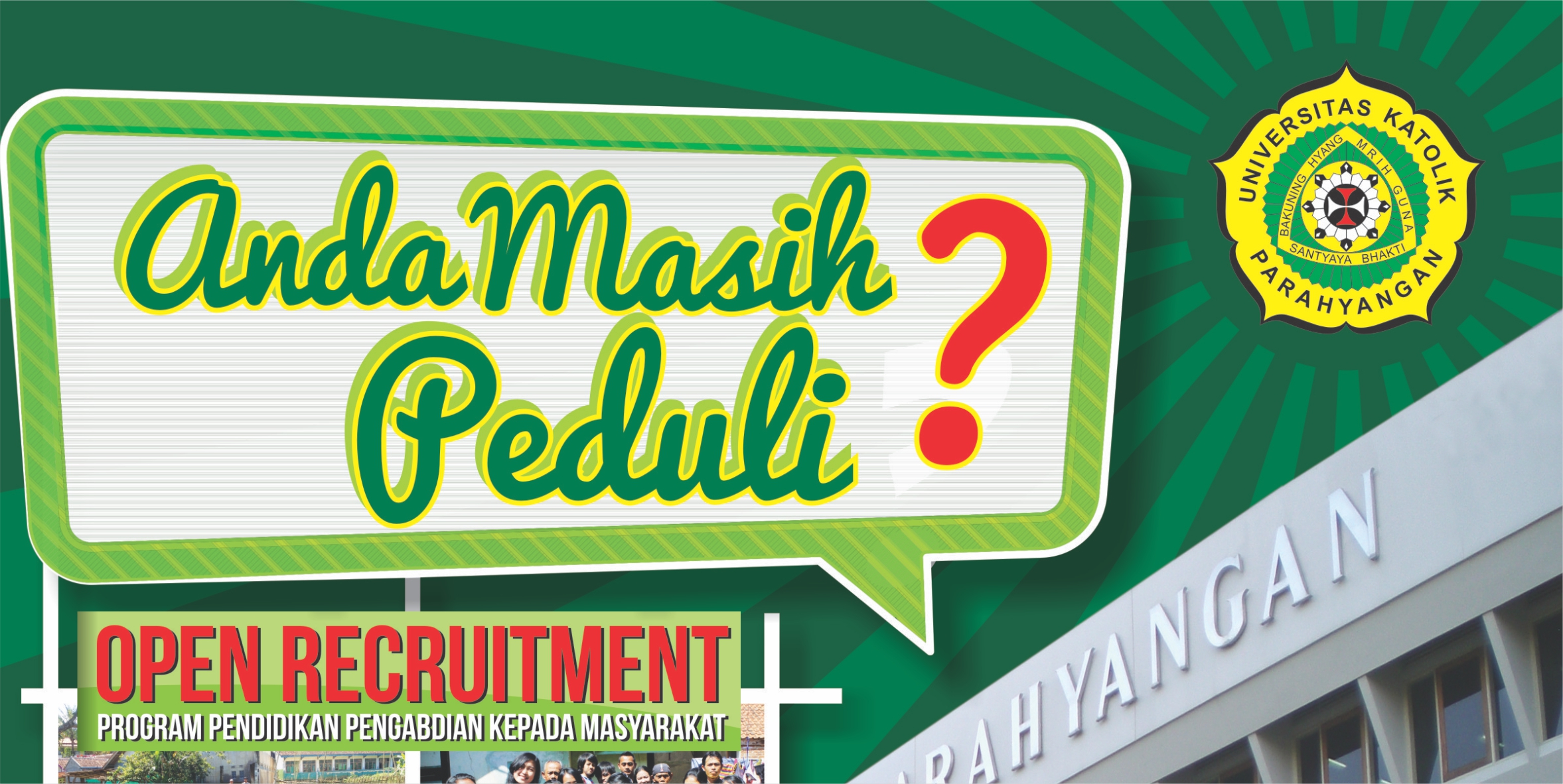 P3M: Program Pendidikan Pengabdian Kepada Masyarakat (Community Service Educational Program)