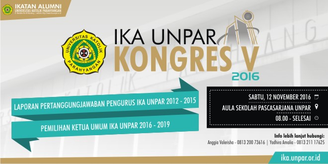 Kongres V – Ikatan Alumni Universitas Katolik Parahyangan 2016
