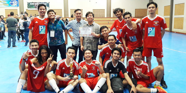 Tim Futsal HI Unpar Raih Juara di Final Global Youth Competition