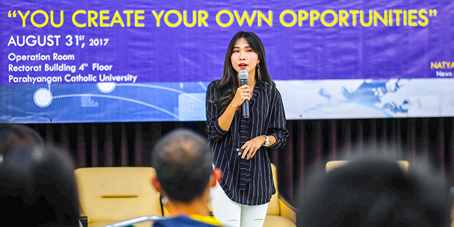 Alumni’s Talk, Create Your Own Opportunities