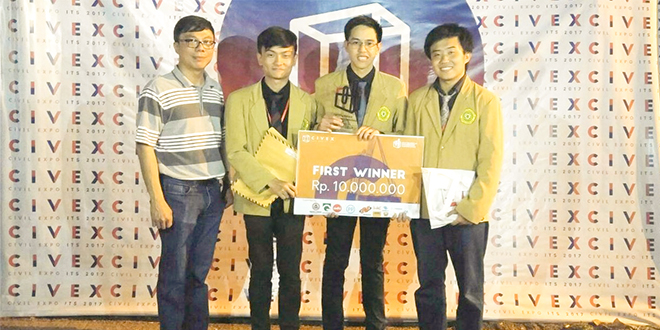 Mahasiswa Teknik Sipil Unpar Juara 1 Geotechnical Engineering Competition