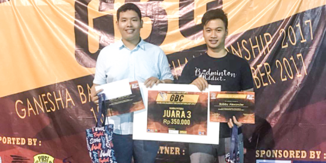 UKM Bulu Tangkis Unpar Raih Prestasi di Ganesha Badminton Competition 2017