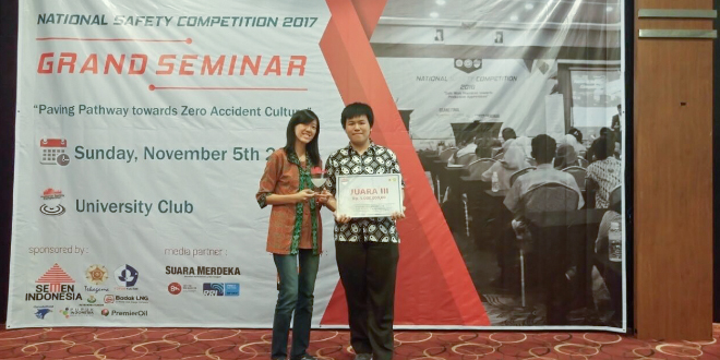Mahasiswa Teknik Kimia Juara 3 National Safety Competition 2017 Safety