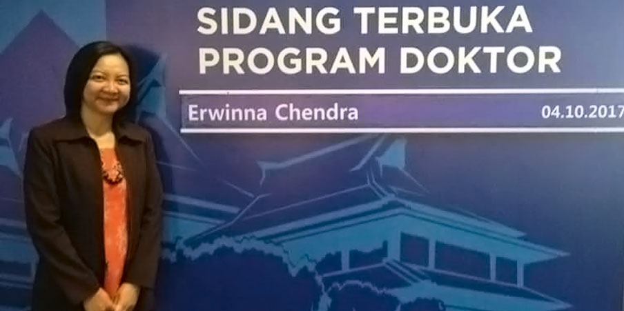 Sidang Promosi Doktor Erwinna Chendra