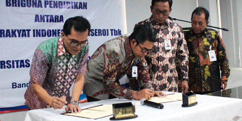 BRI dan Unpar Sepakat Bangun Pendidikan Bangsa