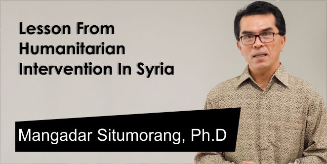 Lesson From Humanitarian Intervention In Syria