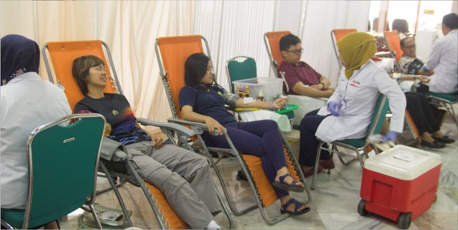 LPPM Awali 2019 Lewat Donor Darah ke-40