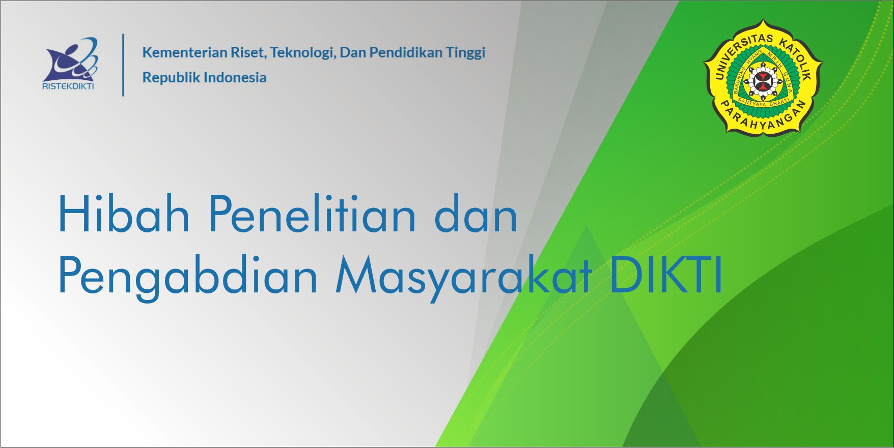 Dosen Unpar Peroleh Hibah Penelitian dan Pengabdian Masyarakat DIKTI