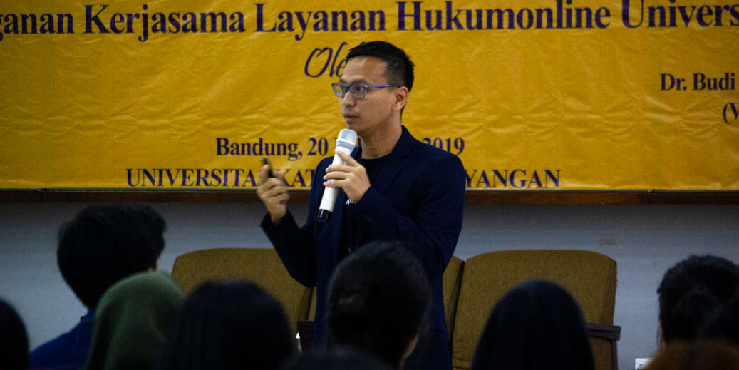 UNPAR Fasilitasi Seluruh Mahasiswa, Dosen dan Pegawai Akses Pusat Data Hukumonline