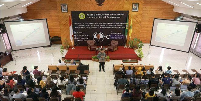 Fakultas Ekonomi Unpar Gelar Kuliah Umum Kebijakan Ekonomi