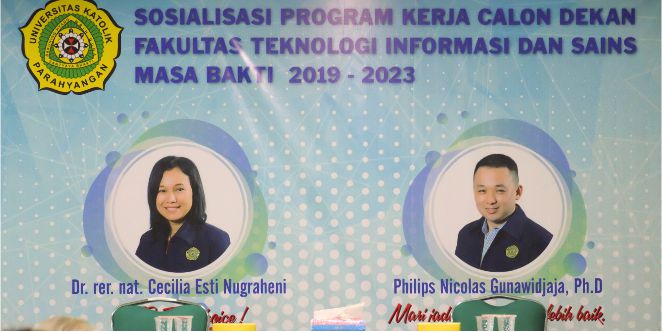 Sosialisasi Program Kerja Calon Dekan FTIS Unpar (2019-2023)