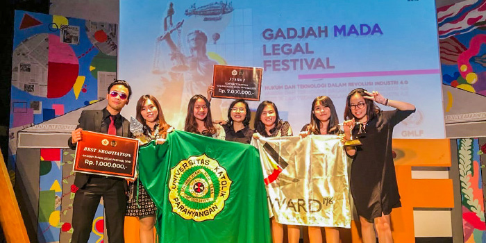 Forward 198 FH Unpar Menjuarai Gadjah Mada Legal Festival 2019