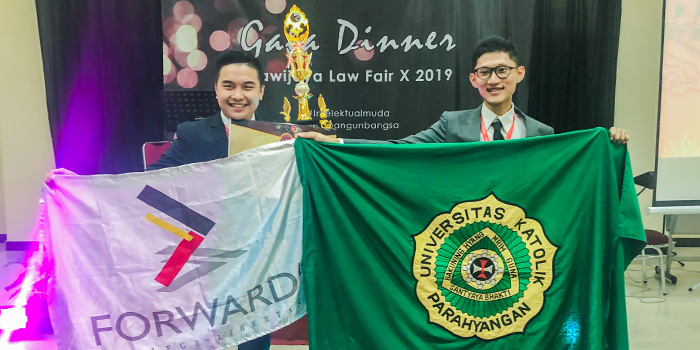 Forward 198 FH Unpar Raih Prestasi dalam Brawijaya Law Fair 2019