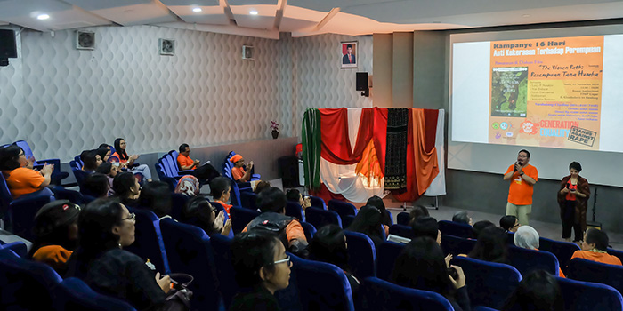 Diskusi Film Peringati Kampanye 16 Hari Anti Kekerasan Terhadap Perempuan