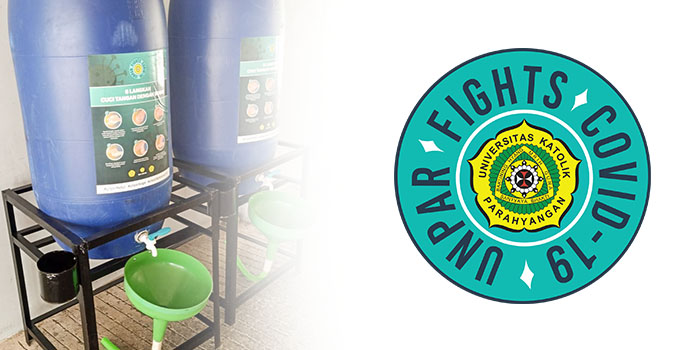 Unpar Kembali Serahkan Sarana Cuci Tangan bagi Masyarakat 2