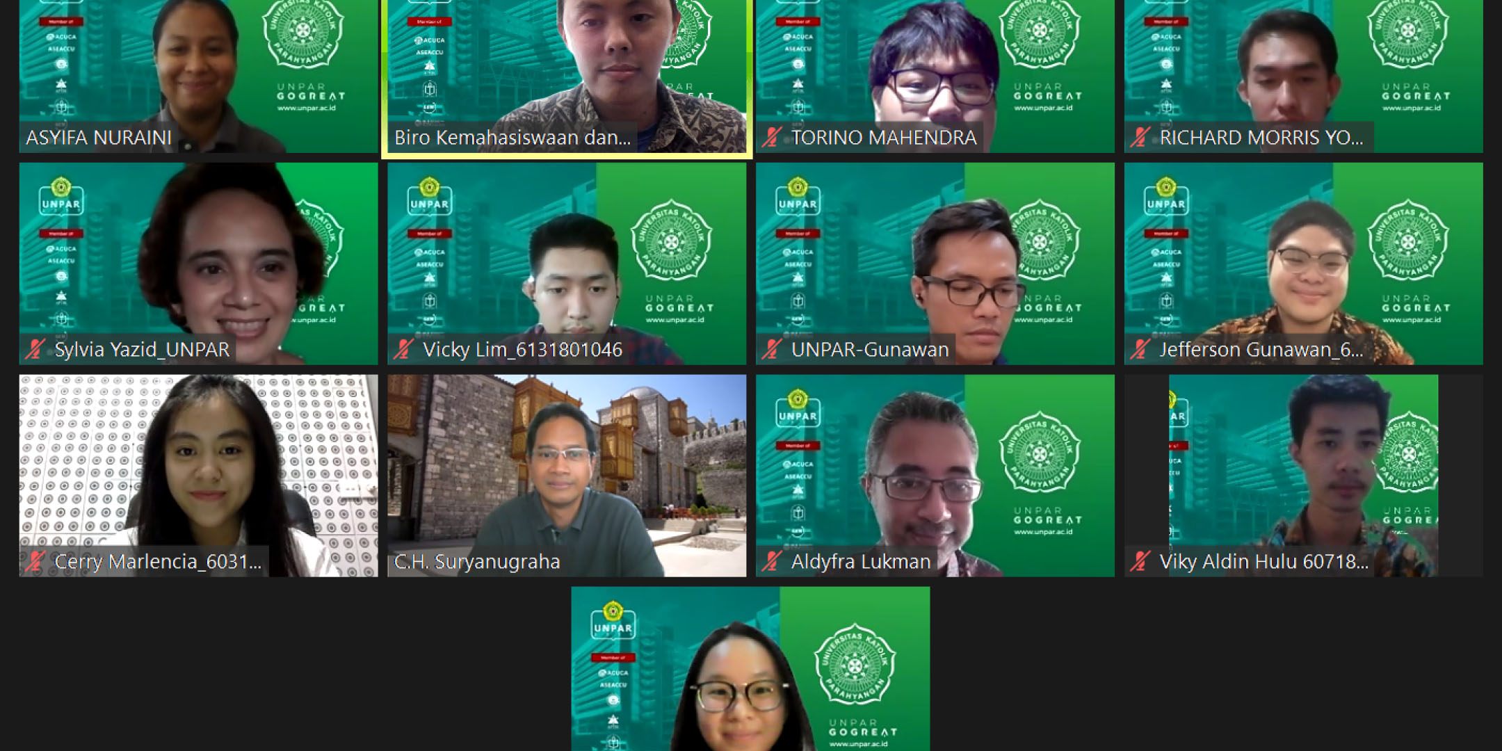 Pemilihan Mahasiswa Berprestasi – Pilmapres Unpar 2021