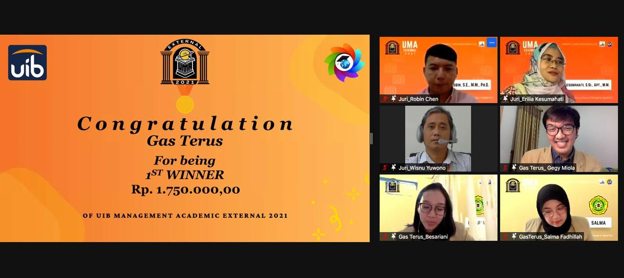 UNPAR Raih Juara Pertama di Kompetisi UMA 2021