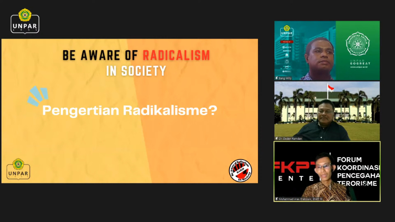 BNPT Ajak UNPAR Bangun Kesadaran Bersama Cegah Radikalisme dan Terorisme