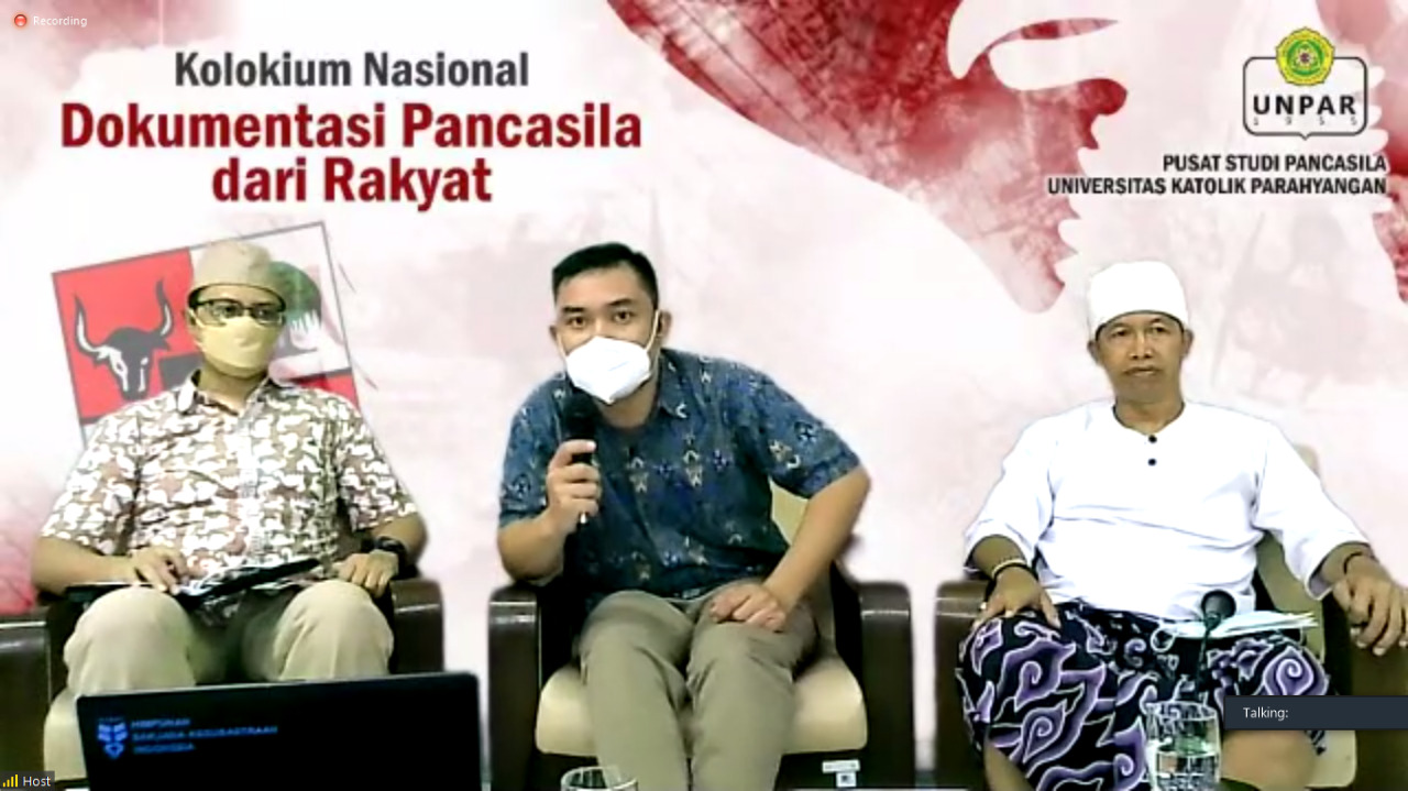 Kolokium Nasional UNPAR: Narasi Pancasila dari Sanggar Seni Reak Tibelat Bandung