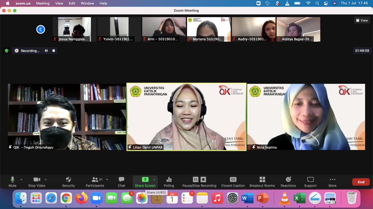 OJK Ajak Mahasiswa UNPAR Hindari Pinjaman Online Ilegal