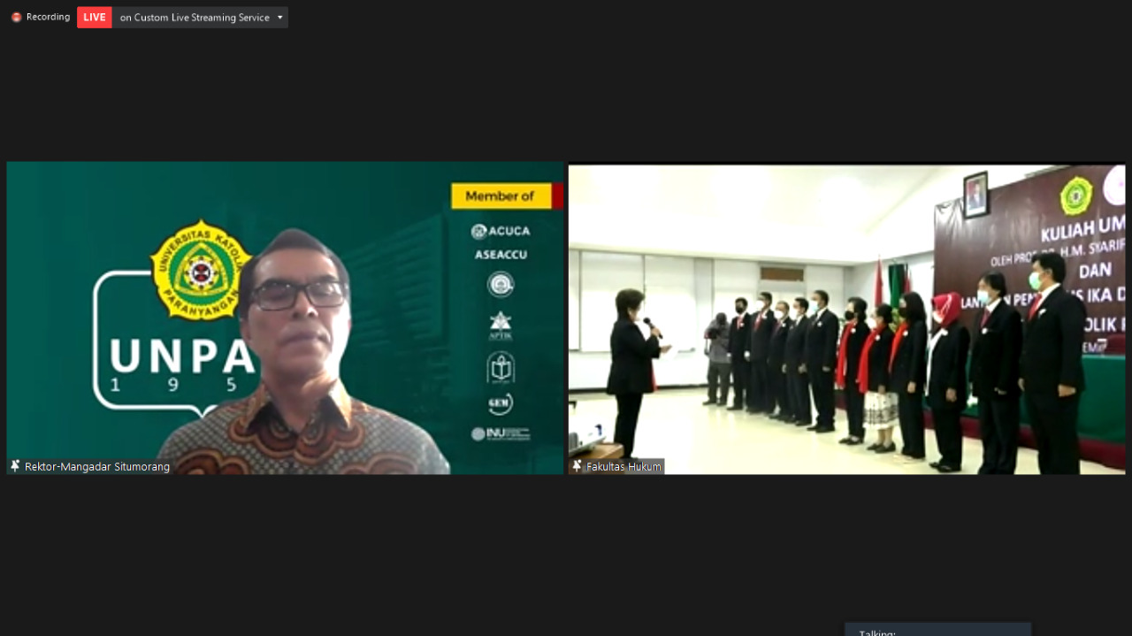 IKA Doktor Ilmu Hukum UNPAR-Pelantikan Pengurus
