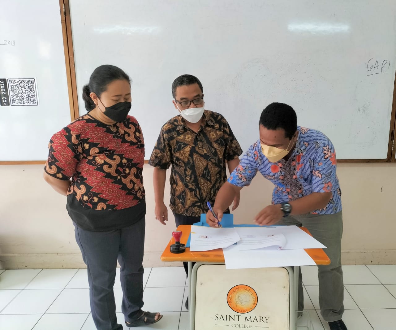 Perkuat Program Sekolah Penggerak, Tim Abdimas Filsafat UNPAR Jalin Kerja Sama dengan Santa Maria 1 Bandung