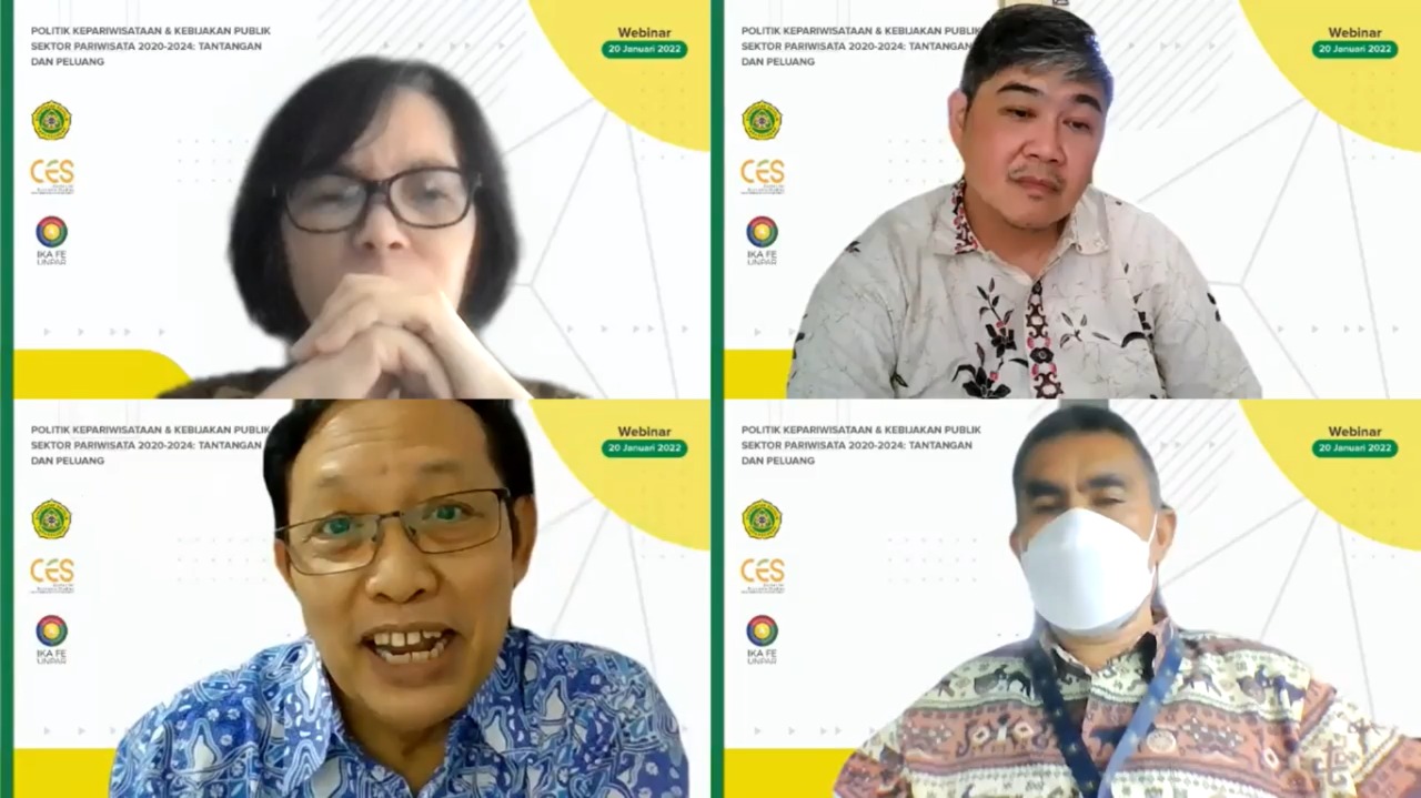 Webinar Politik Kepariwisataan