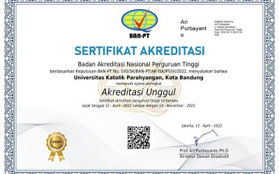 UNPAR Raih Predikat Unggul BAN-PT