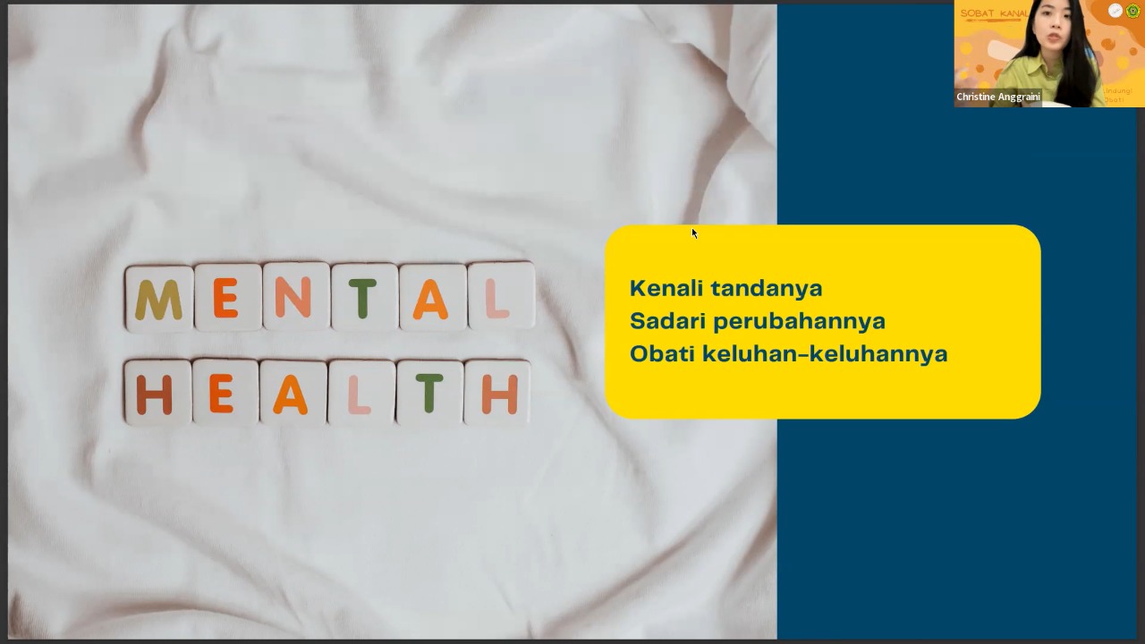 Webinar UNPAR: Praktisi Kenalkan Teknik GIVE Hadapi Masalah Kesehatan Mental